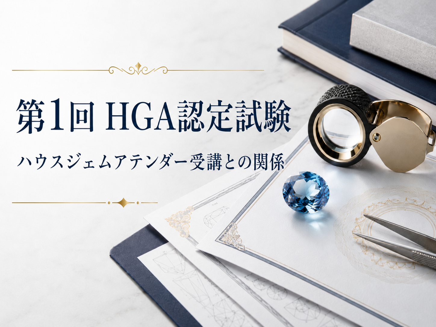 第1回HGA認定試験とハウスジェムアテンダー受講との関係