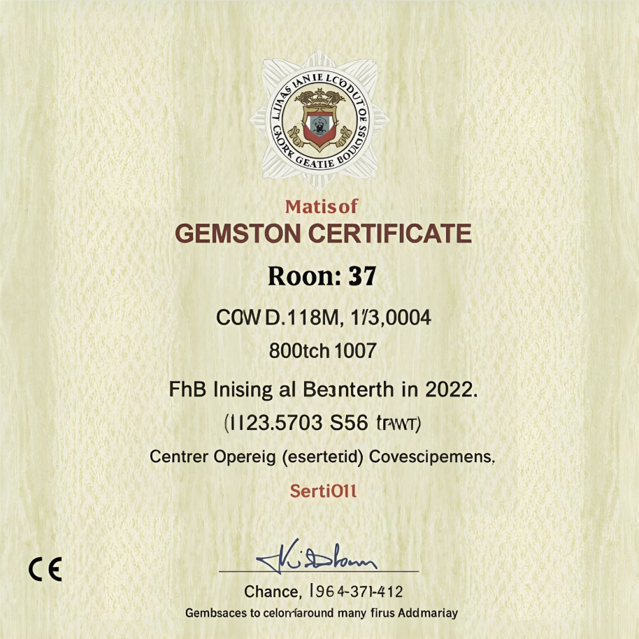 宝石鑑別書(ジュエリー長谷川のHOUSE GEM ATTENDER)